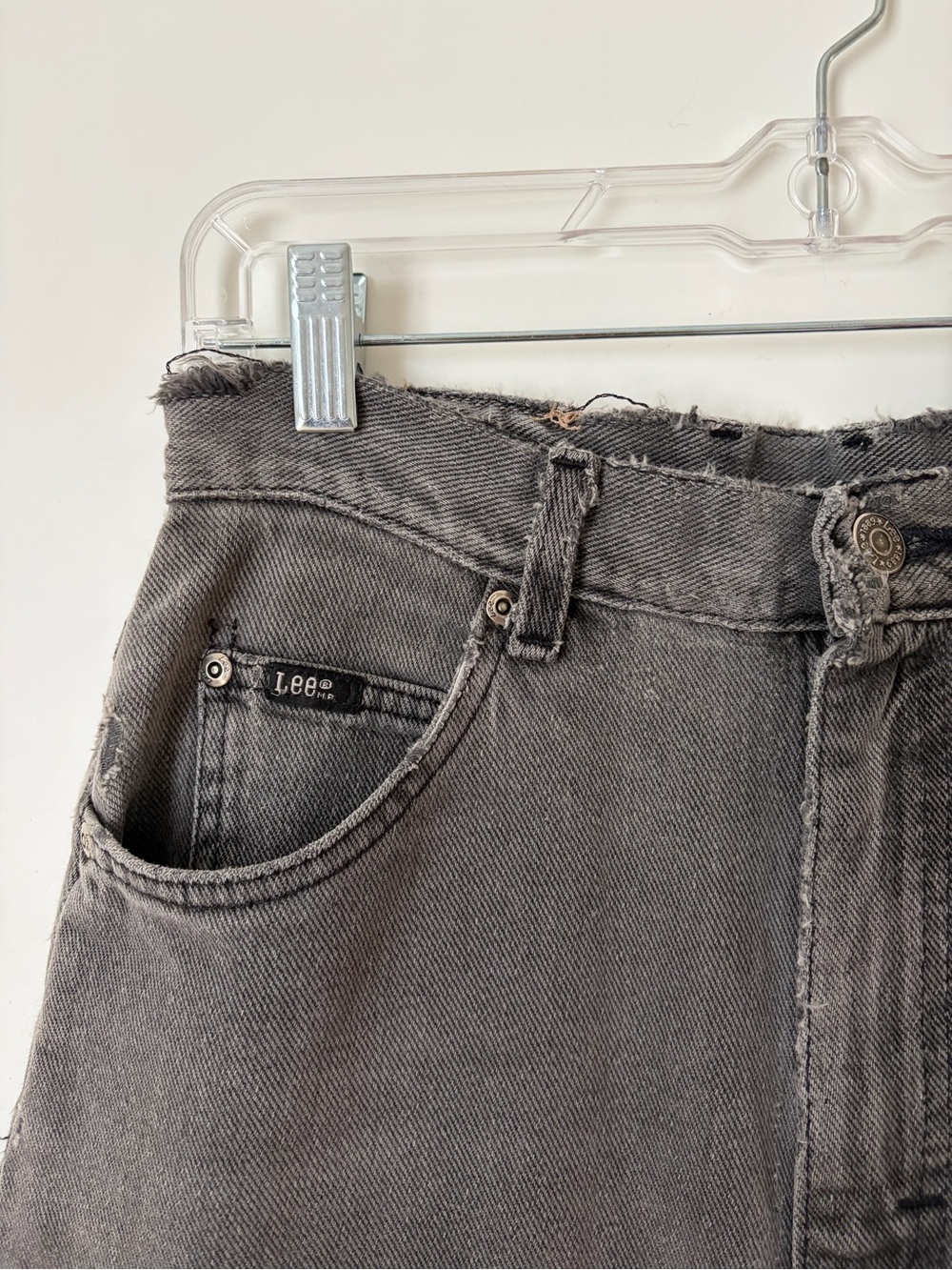 Vintage Lee High-Rise Thrashed Jeans